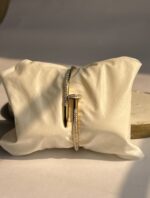 Cartier nail armlet with stones - Image 2