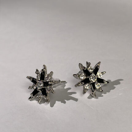 Roshany black earrings