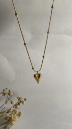 Dorica gold heart necklace - Image 2