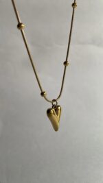 Dorica gold heart necklace